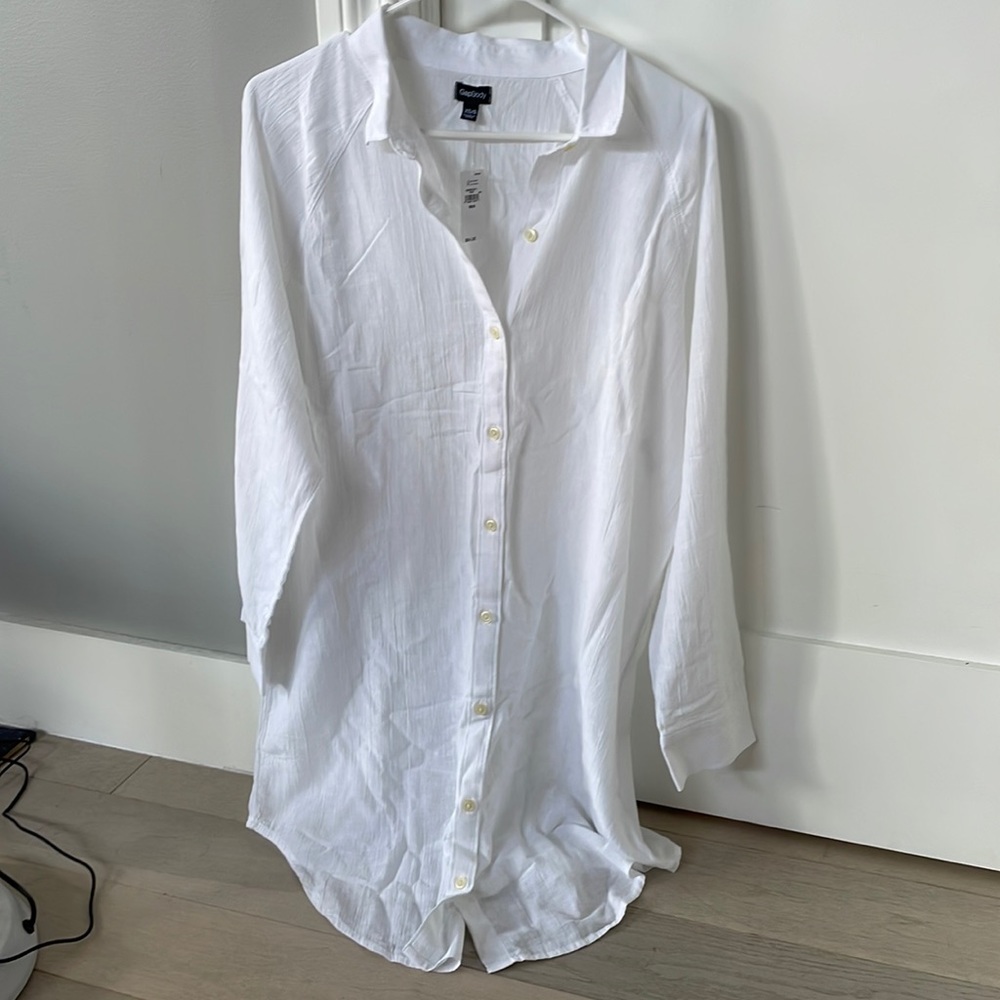 Gap airy shirt dress